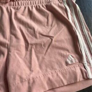 Adidas Women’s 3-Stripes Pink Athletic Shorts – Size Small
